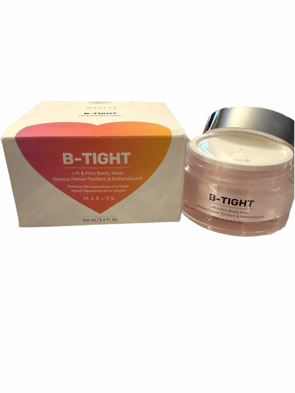 Maelys B-TIGHT Lift & Firm Booty Mask Sealed Firms Tones Reduce Cellulite Look
